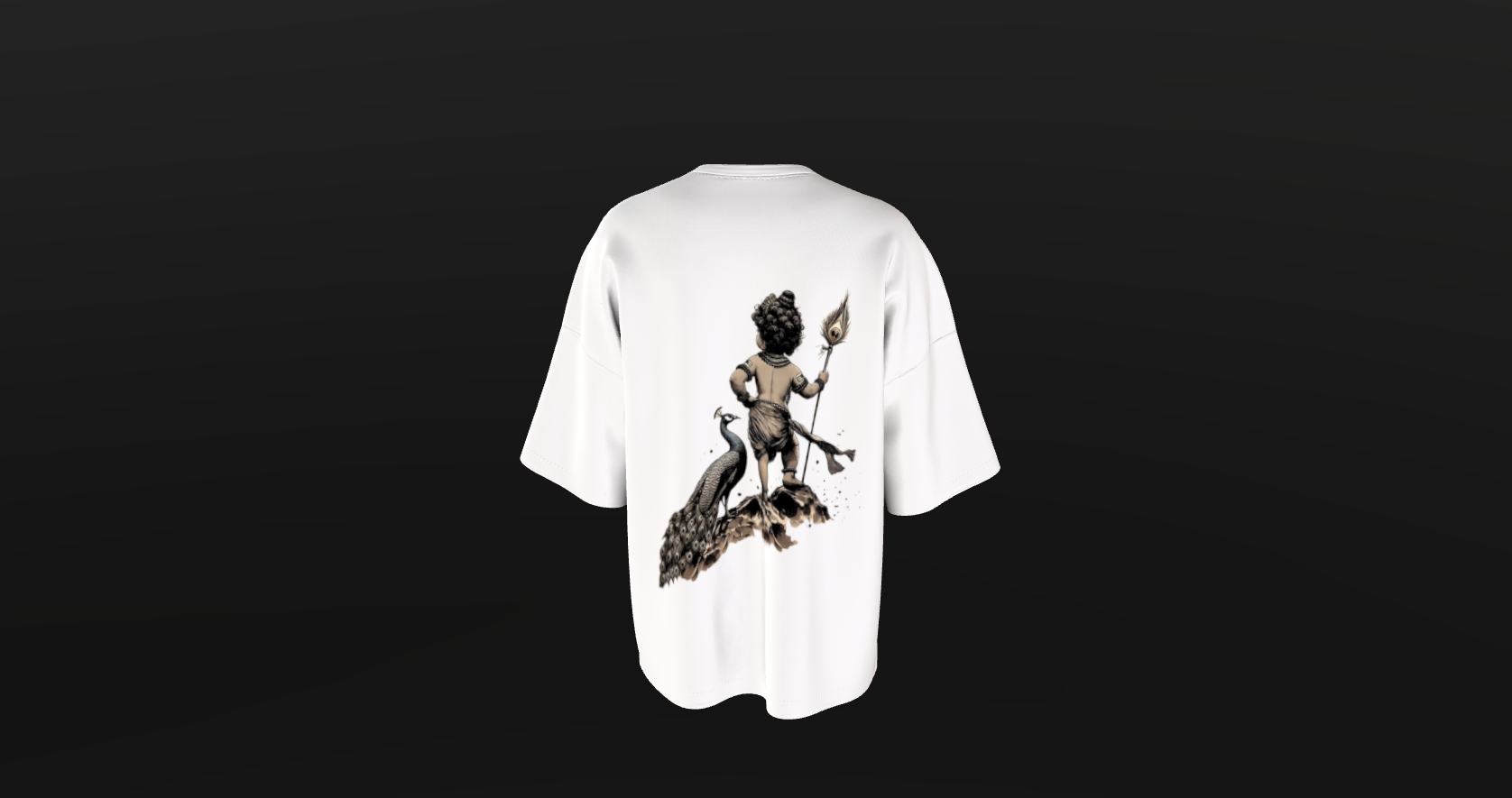 Murugan Graphic Art White T-Shirt