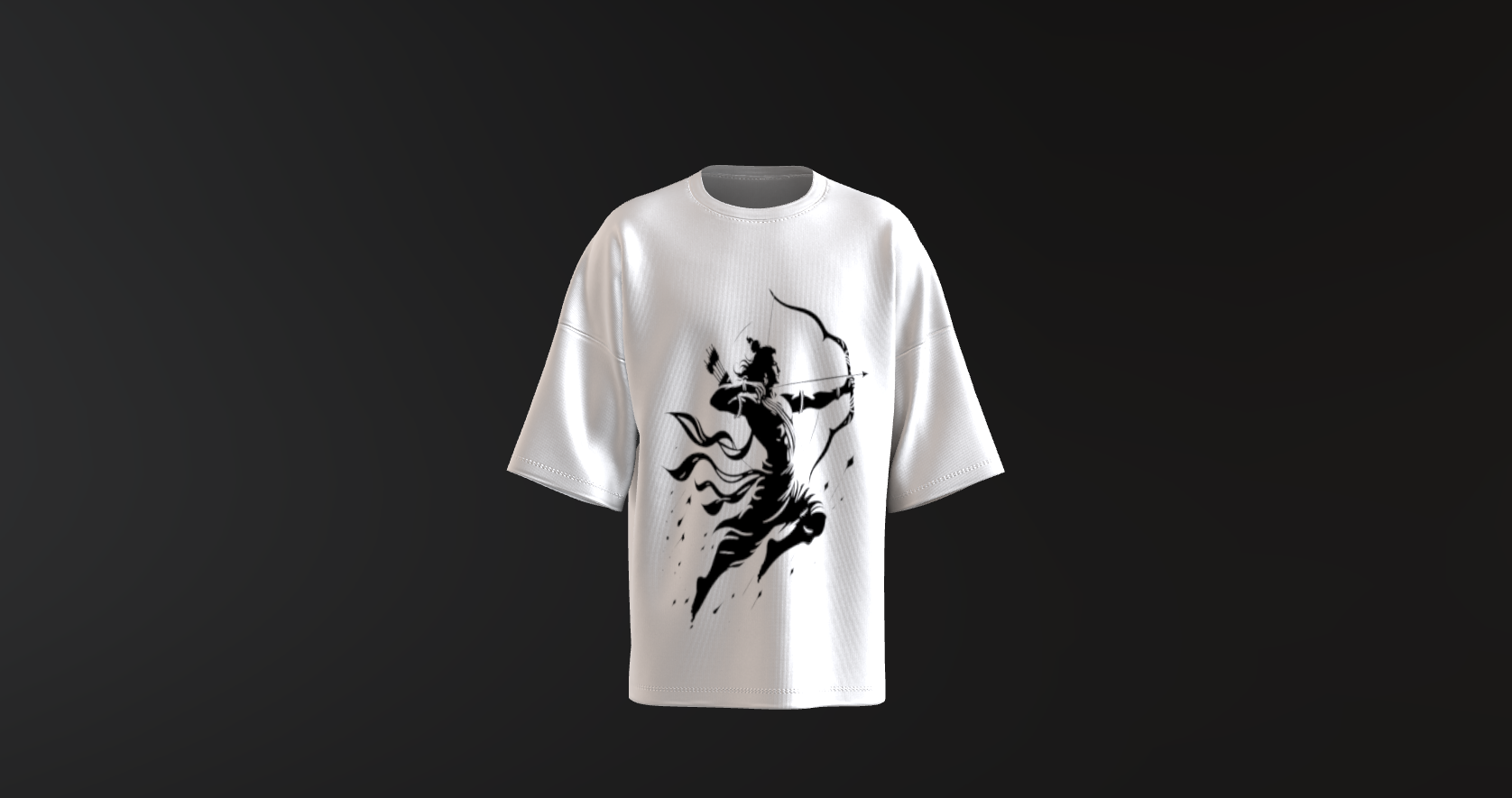 Ram Archer Graphic White T-shirt