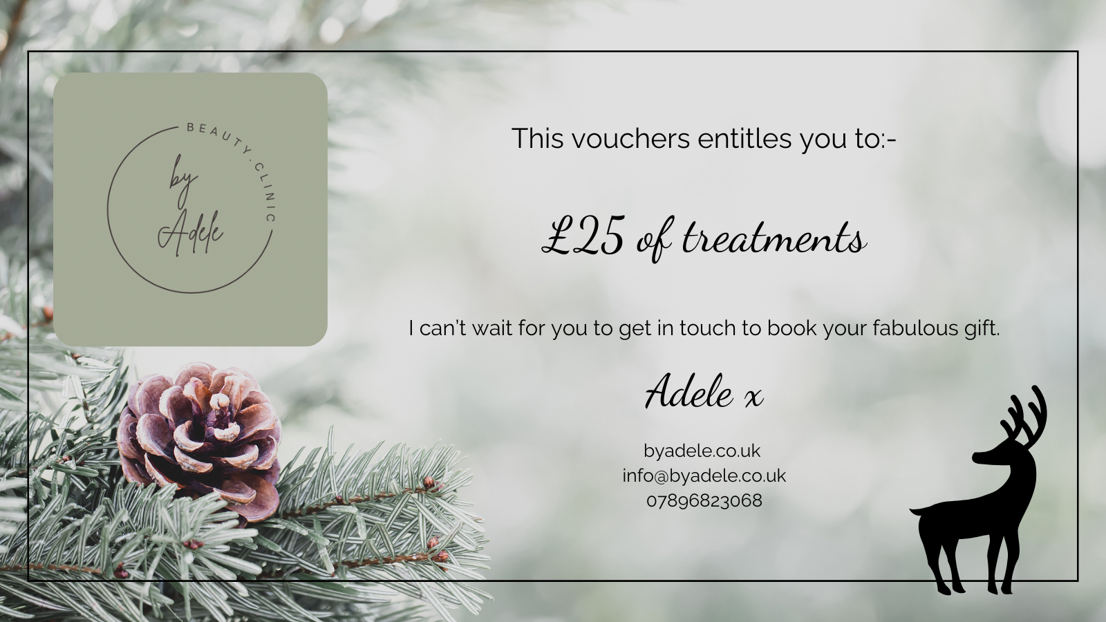£25 Beauty Clinic Gift Voucher