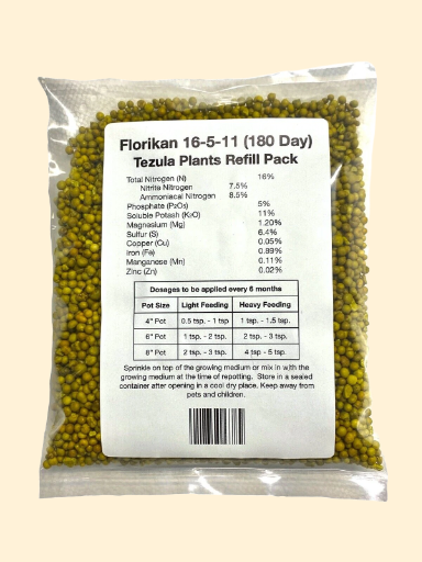 Florikan 16-5-11 6 ms slow release fertilizer 1 lb. bag.