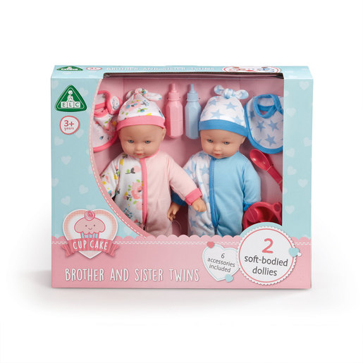 Cupcake Brother and Sister Twin Dolls