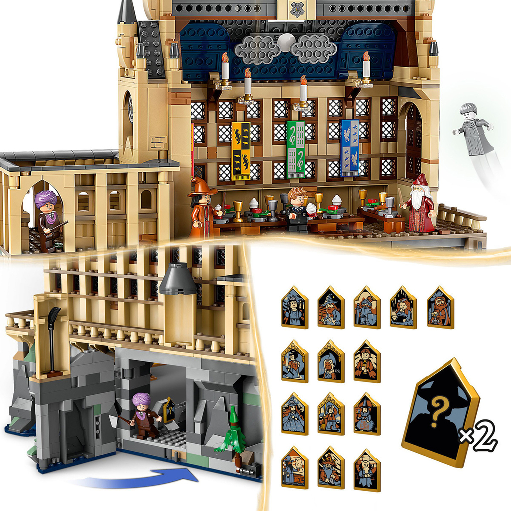 LEGO Harry Potter Hogwarts Castle The Great Hall Construction Set 76435 New