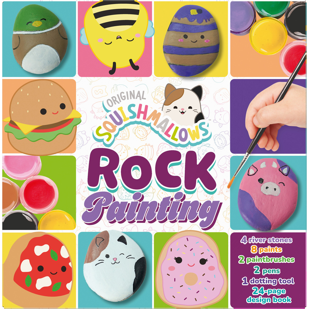 Original Squishmallows Rock Painting Craft Set