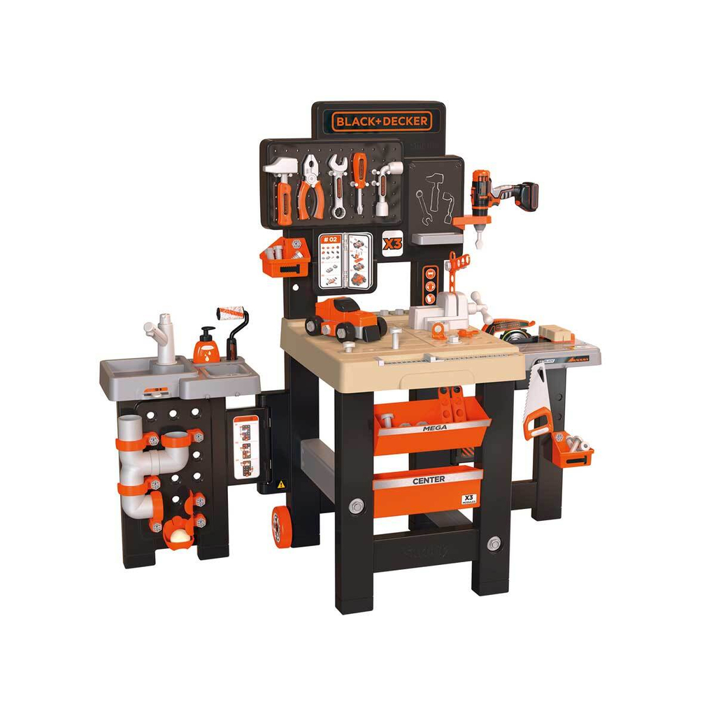 Smoby Black + Decker Mega Construction Centre