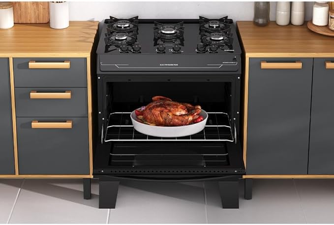 FOGÃO ELECTRA GLASS NEW 5 QUEIMADORES