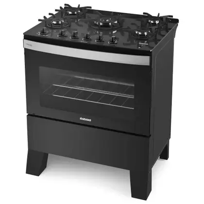 FOGAO NEO GLASS MESA VIDRO 5 QUEIMADORES