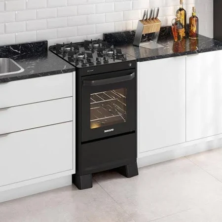 FOGAO MAX GLASS MESA VIDRO 4 QUEIMADORES 