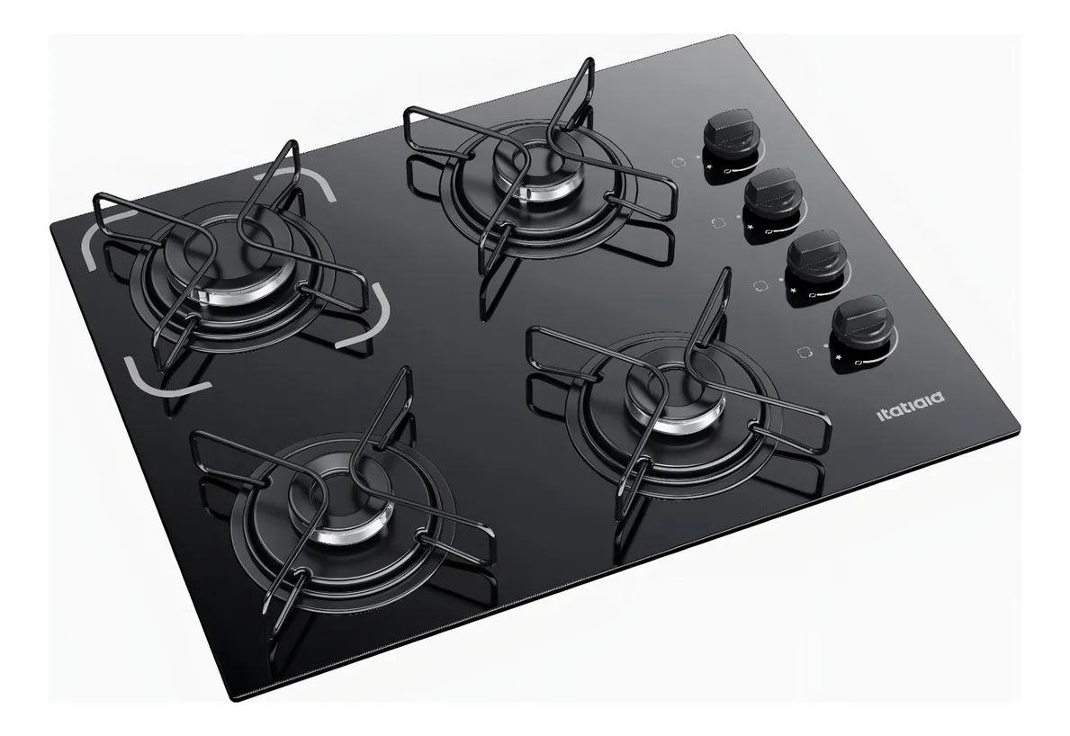 Cooktop 4 Bocas Itatiaia Essencial – Preto