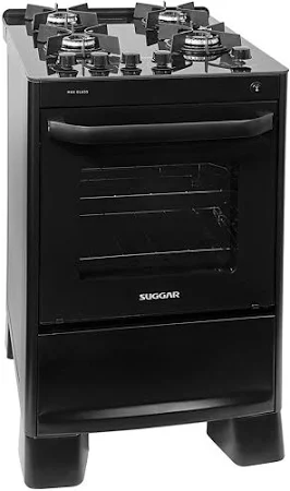 FOGAO MAX GLASS MESA VIDRO 4 QUEIMADORES 