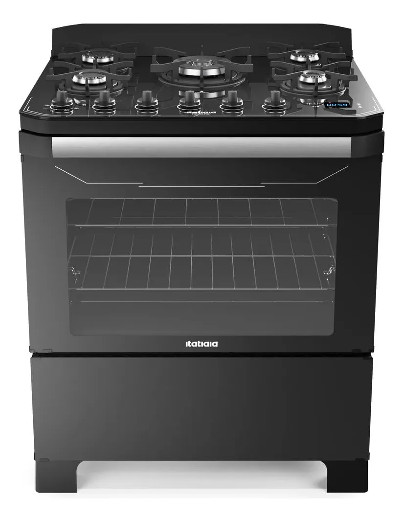 FOGAO ITAMASTER DIGITAL 5 BOCAS PRETO