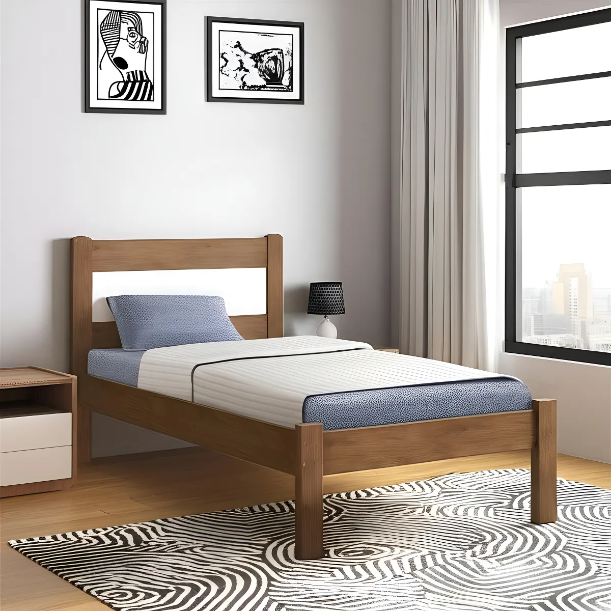 Cama Solteiro Clarice