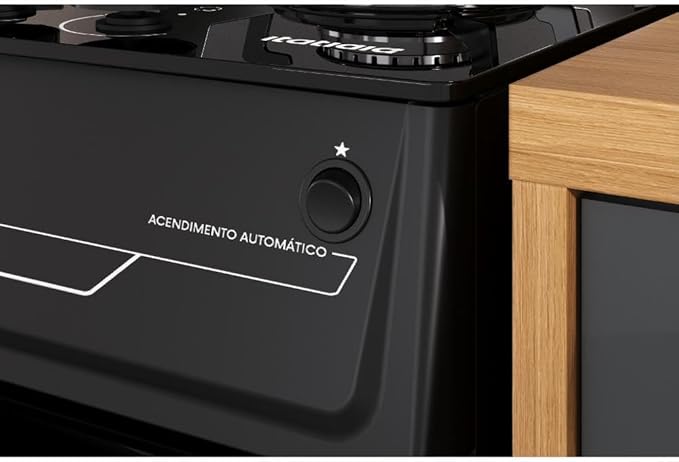 FOGÃO ELECTRA GLASS NEW 5 QUEIMADORES