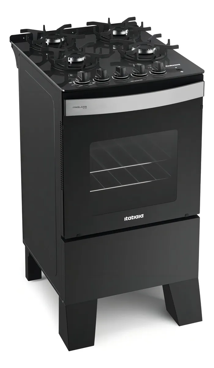 FOGAO NEO GLASS MESA VIDRO 4 QUEIMADORES