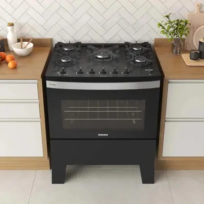 FOGAO NEO GLASS MESA VIDRO 5 QUEIMADORES