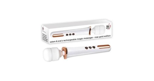 JUGUETES - ADAM & EVE RECHARGEABLE MAGIC MASSAGER - ROSE GOLD EDITION