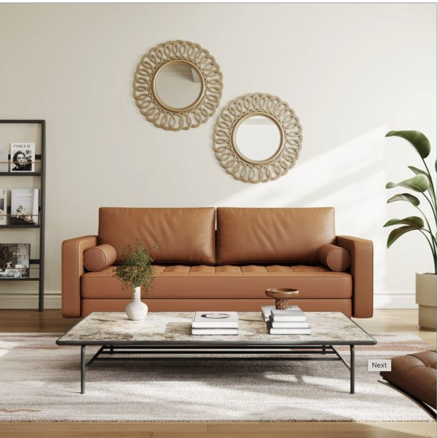 Modern Quality Faux  Leather Sofa Free Shipping Lower 48 States