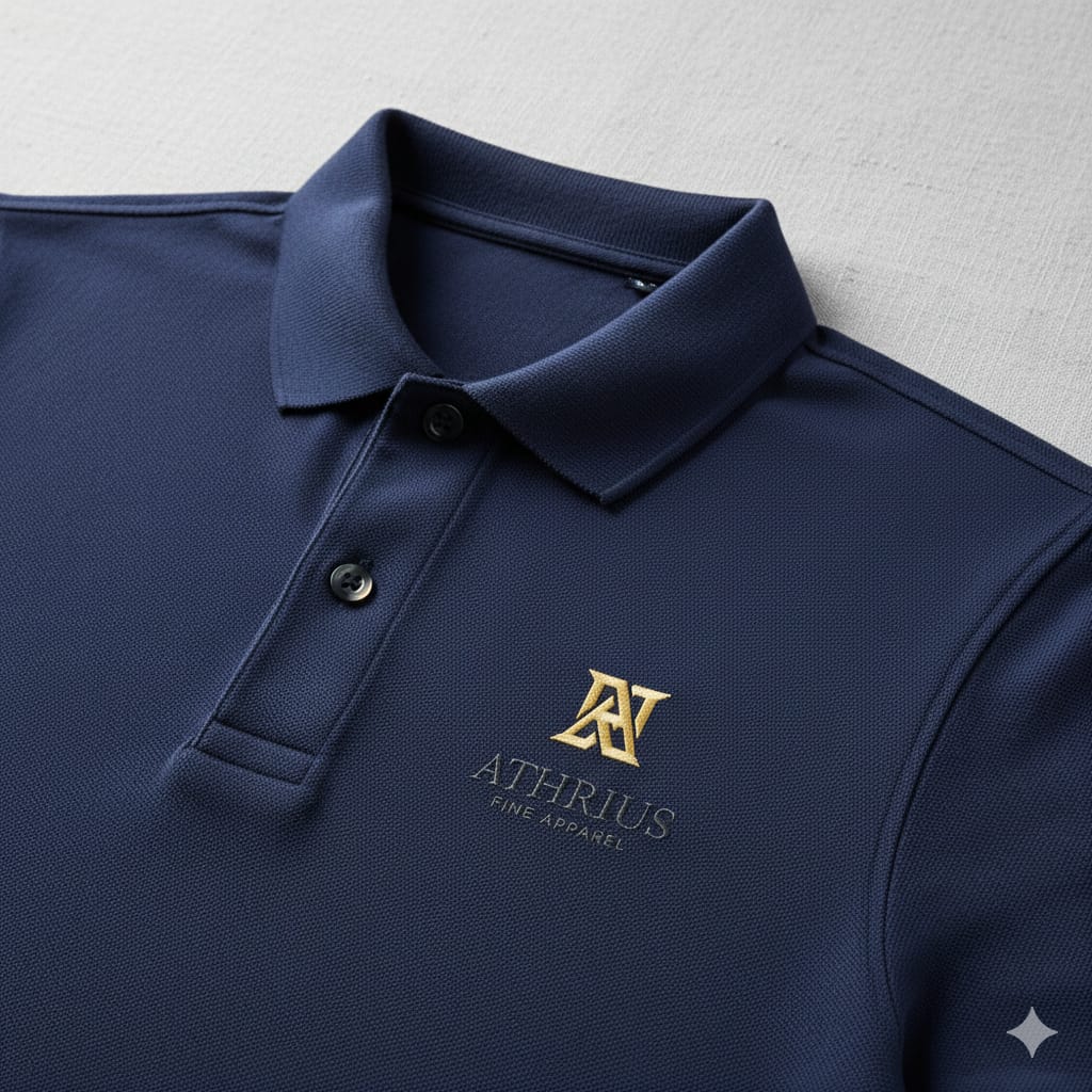 Polo Athrius Azul Marinho