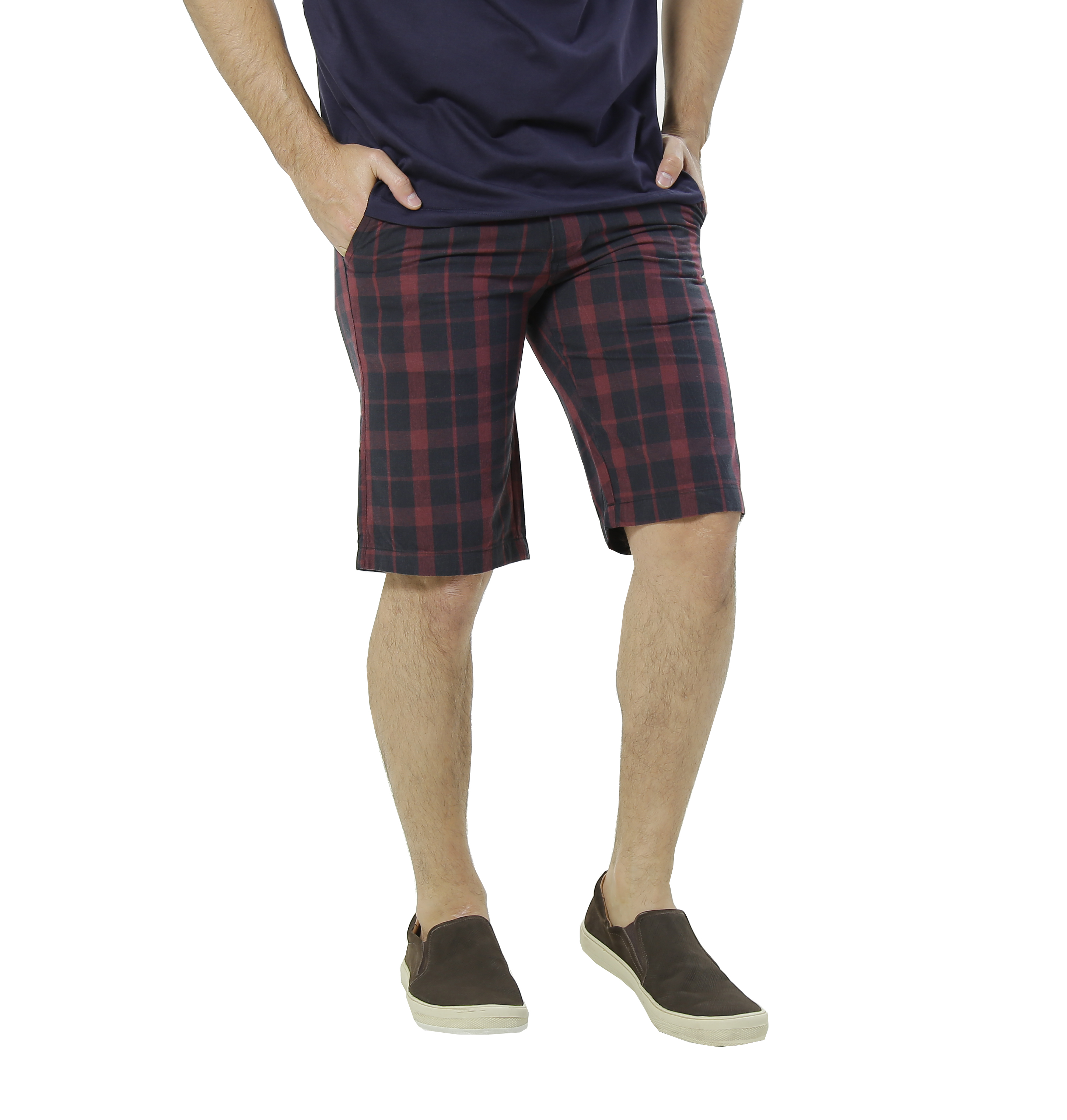 Bermuda masculina xadrez