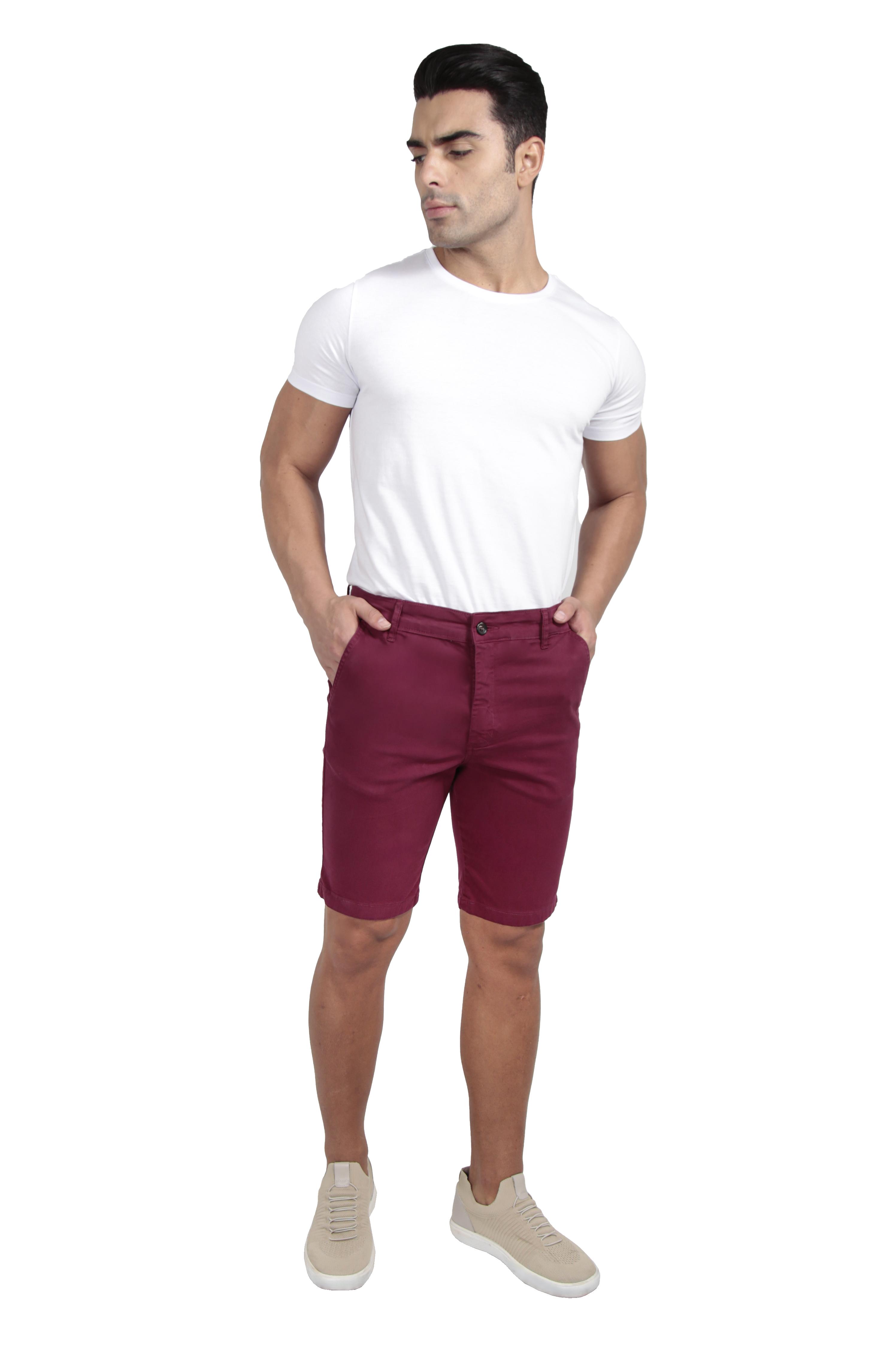 Bermuda Masculina Vinho