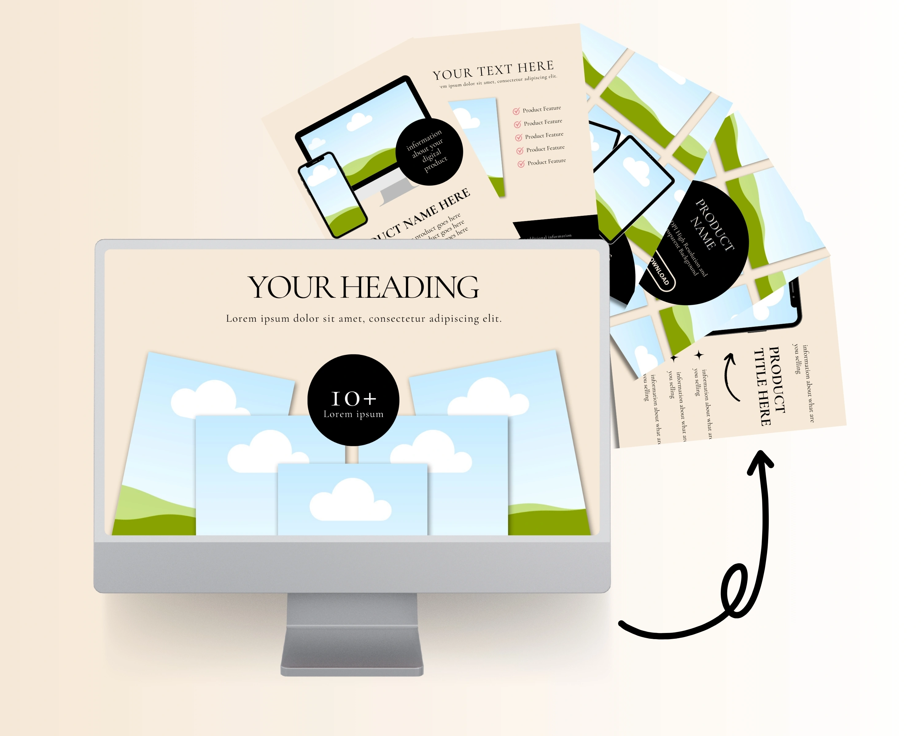 100+ Etsy Listing Templates for Canva – Ultimate Product Image Pack