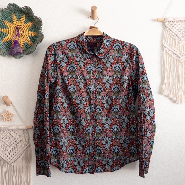 Floral Print Button-Down Shirt