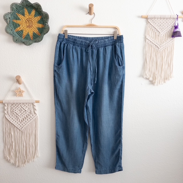 Casual Chambray Pants