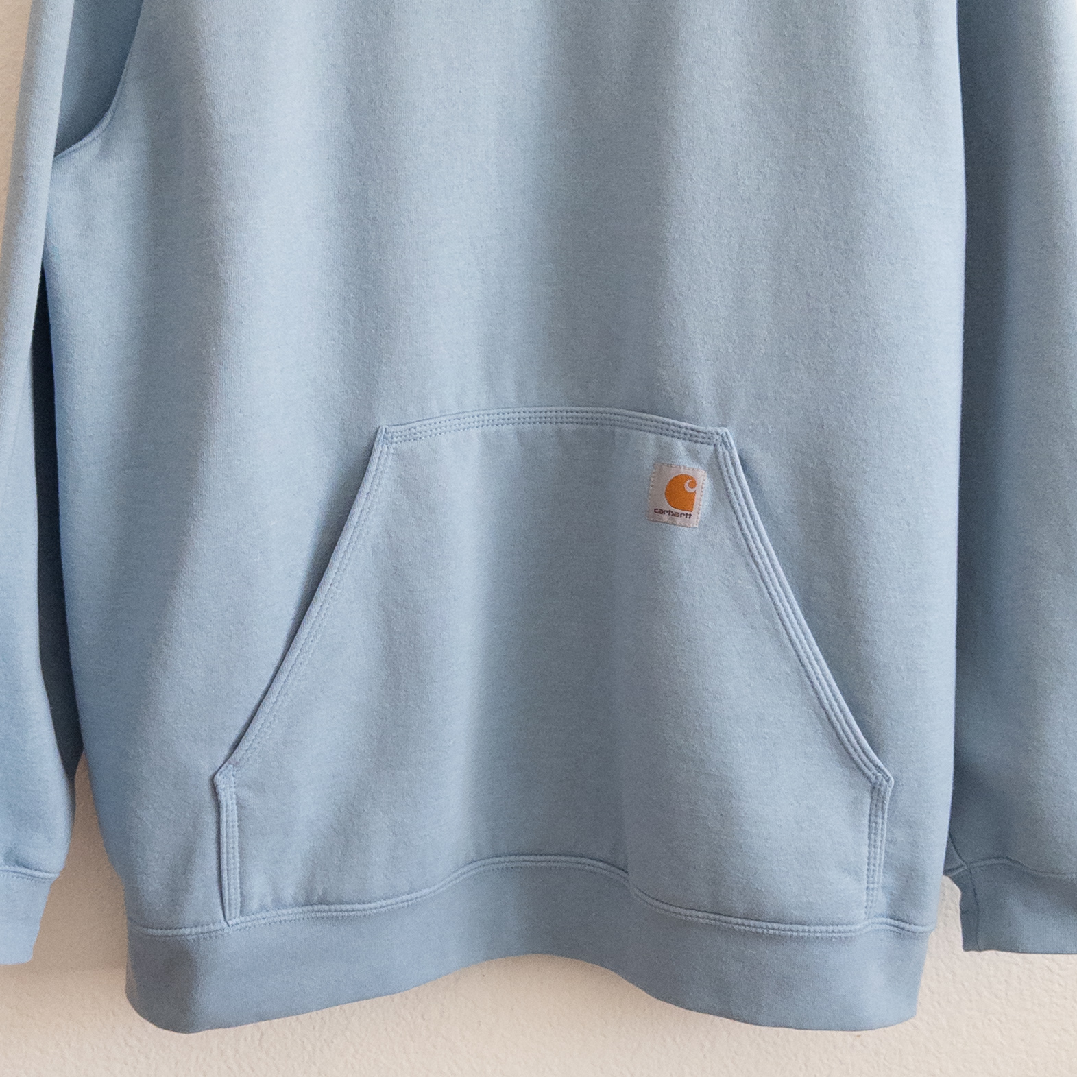 Light Blue Hooded Sweatshirt