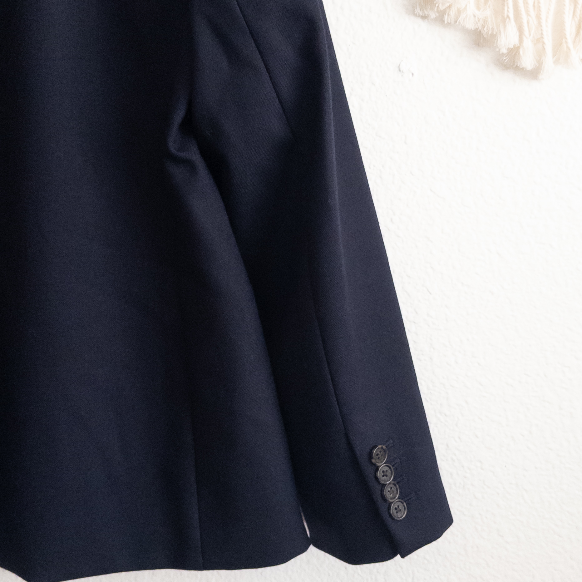 J.Crew Navy Blue Wool Blend Helena Blazer Ora Tessuti Size 12