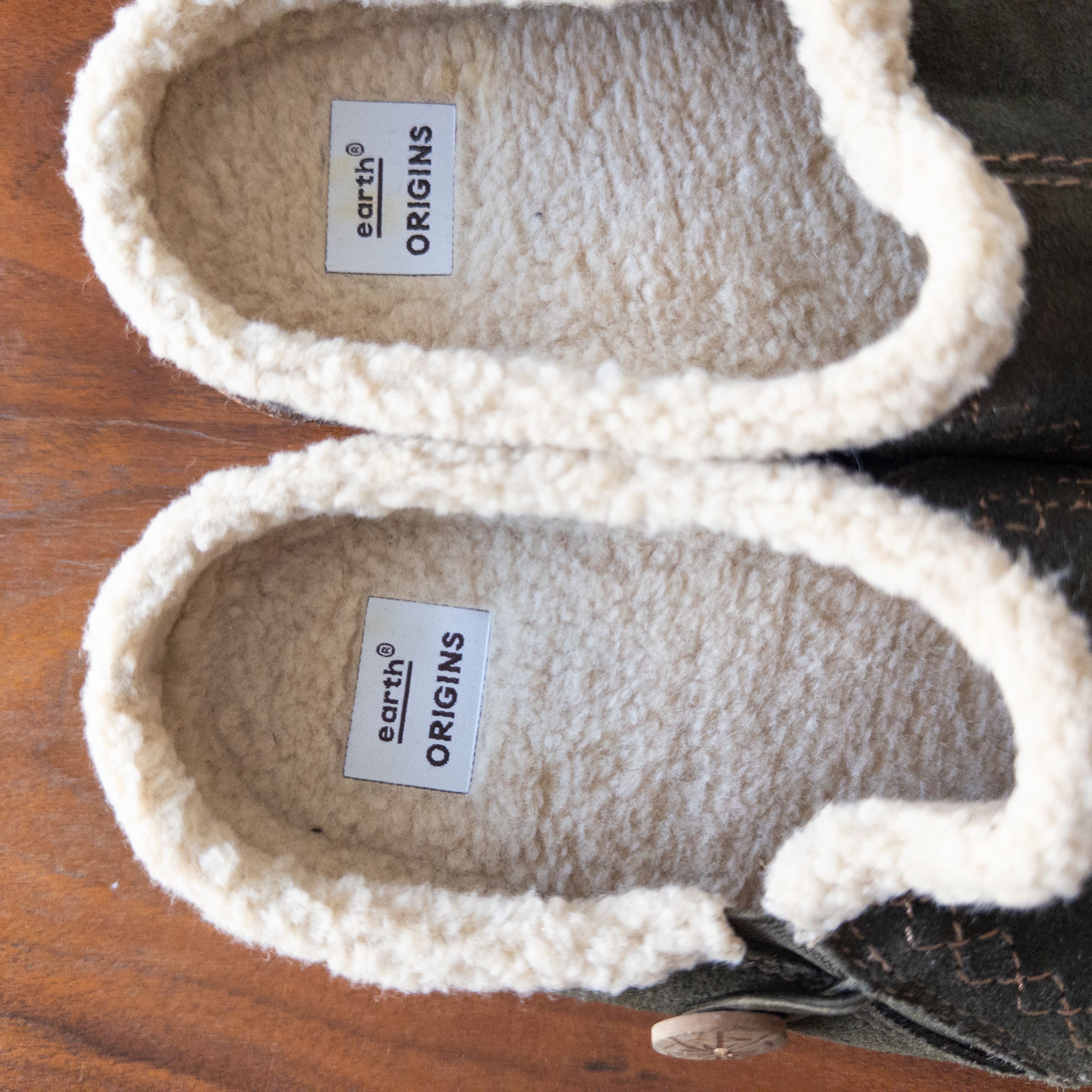 Earth Origins Aurora Johanna Mule Olive Green Suede Leather Comfort Clog 7M