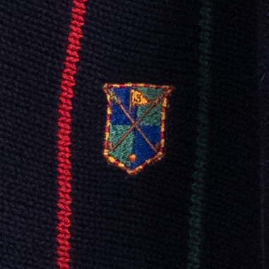 Jantzen Navy Stripe V-Neck Sweater Size XL Vintage