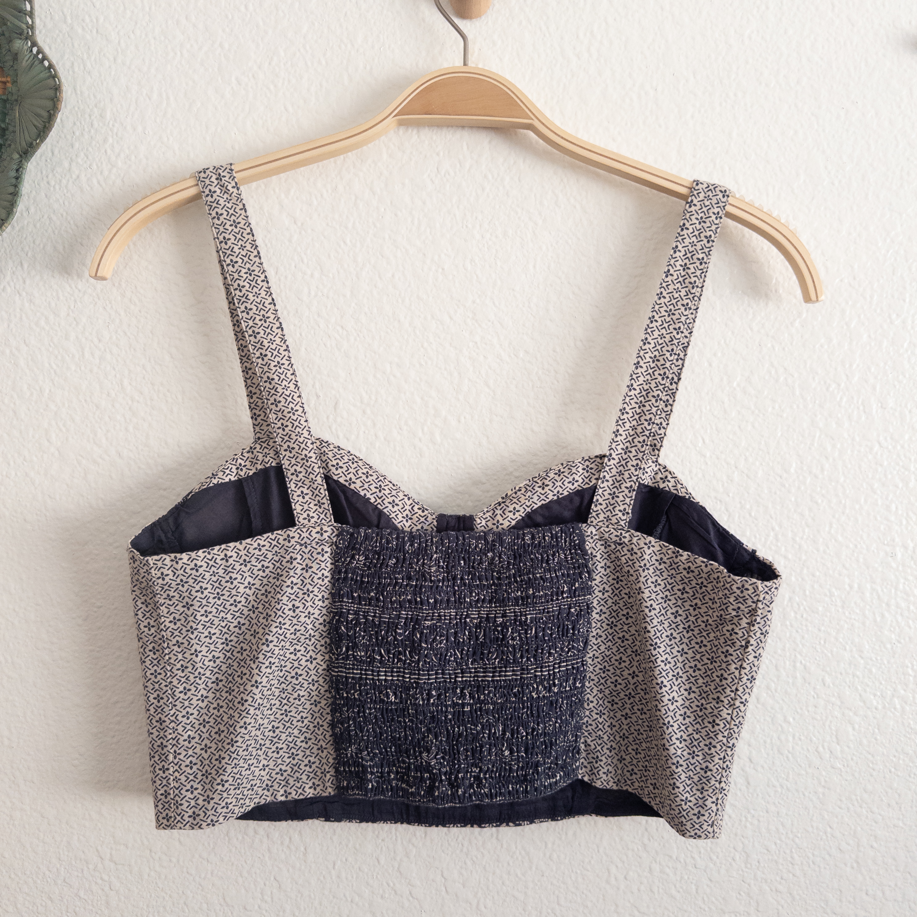 American Eagle Boho Patchwork Crop Top Medium NWT