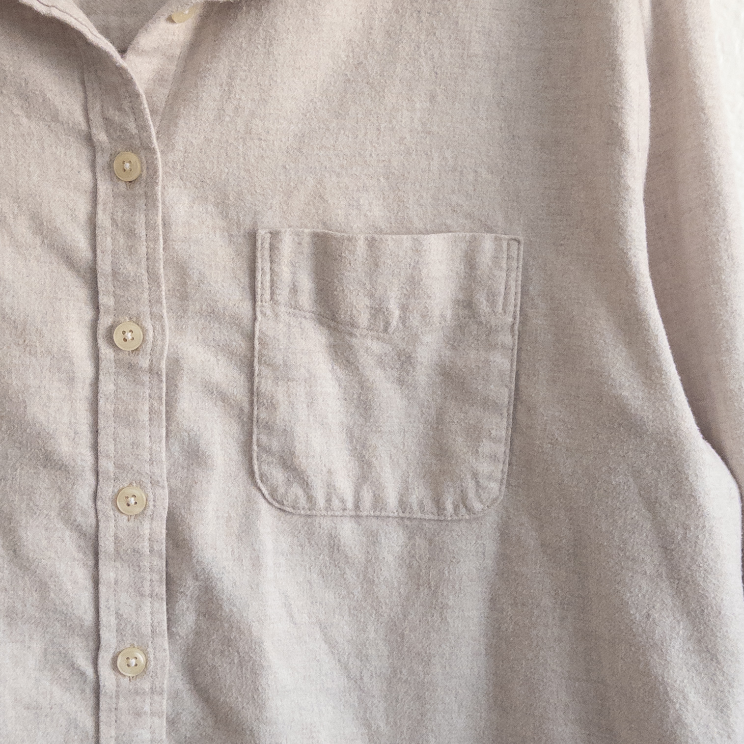 Pendleton Beige Cotton Button-Up Shirt Size XL