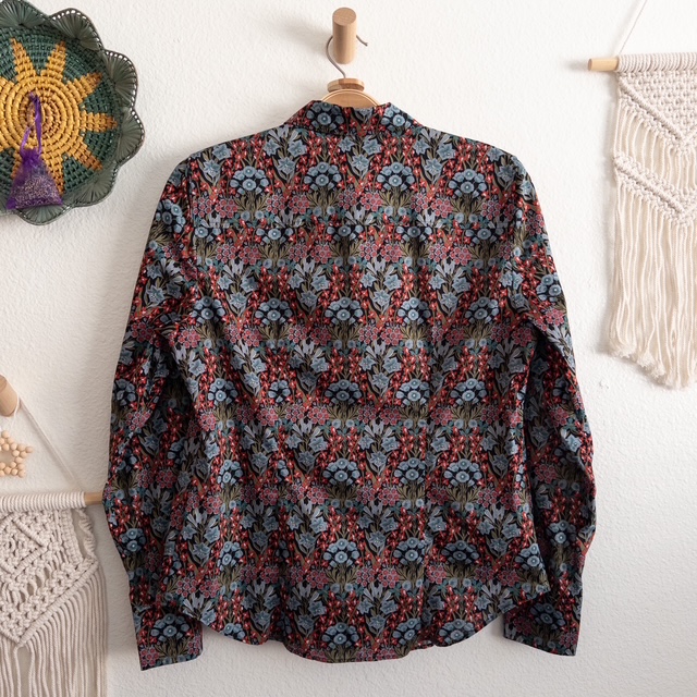 Floral Print Button-Down Shirt