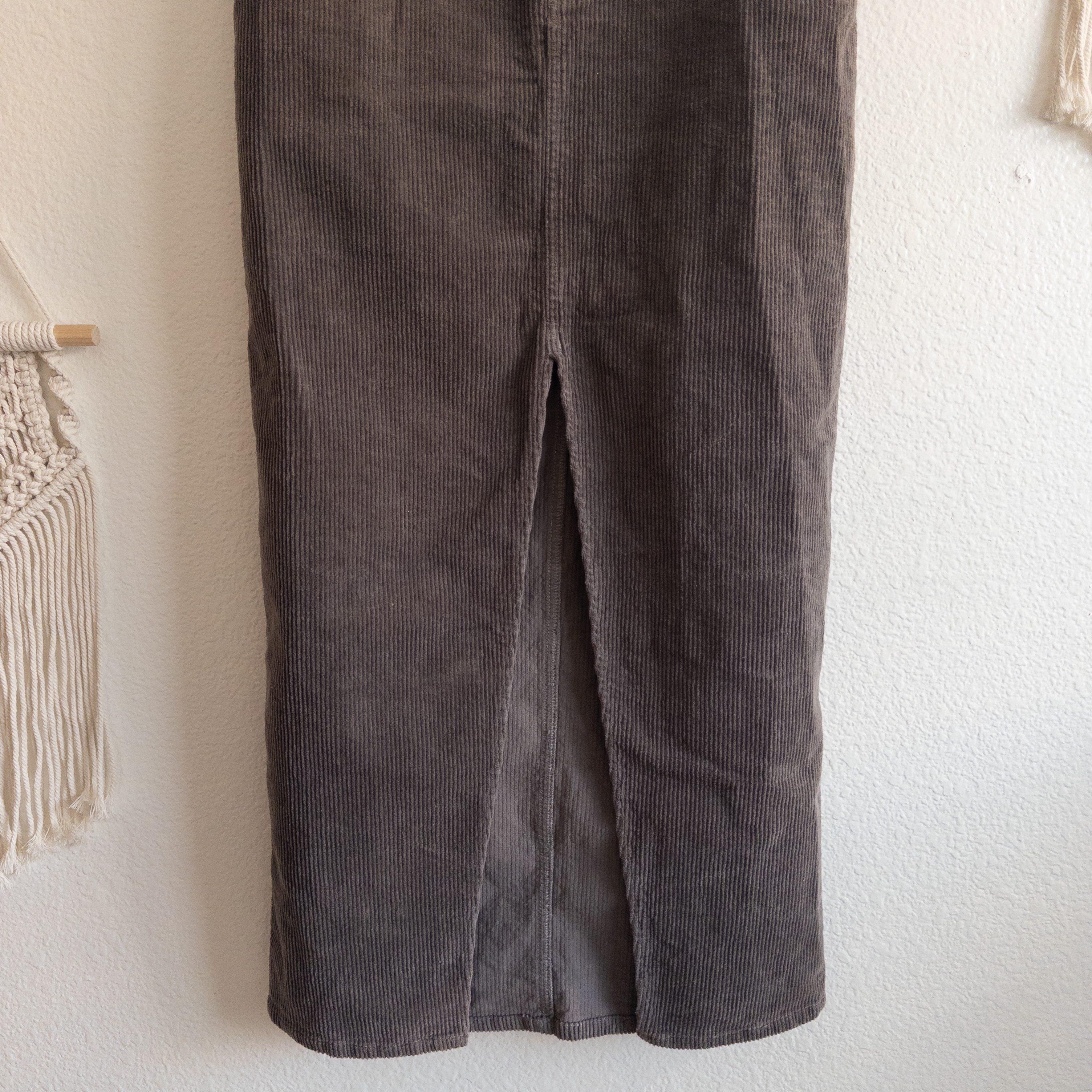 ASOS Design Gray Corduroy Maxi Skirt Size 6