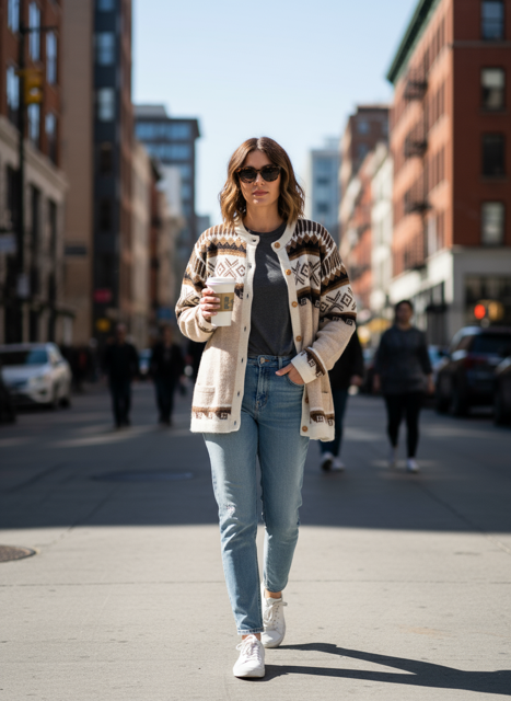 Alpaca Wool Cardigan by The Alpaca Connection