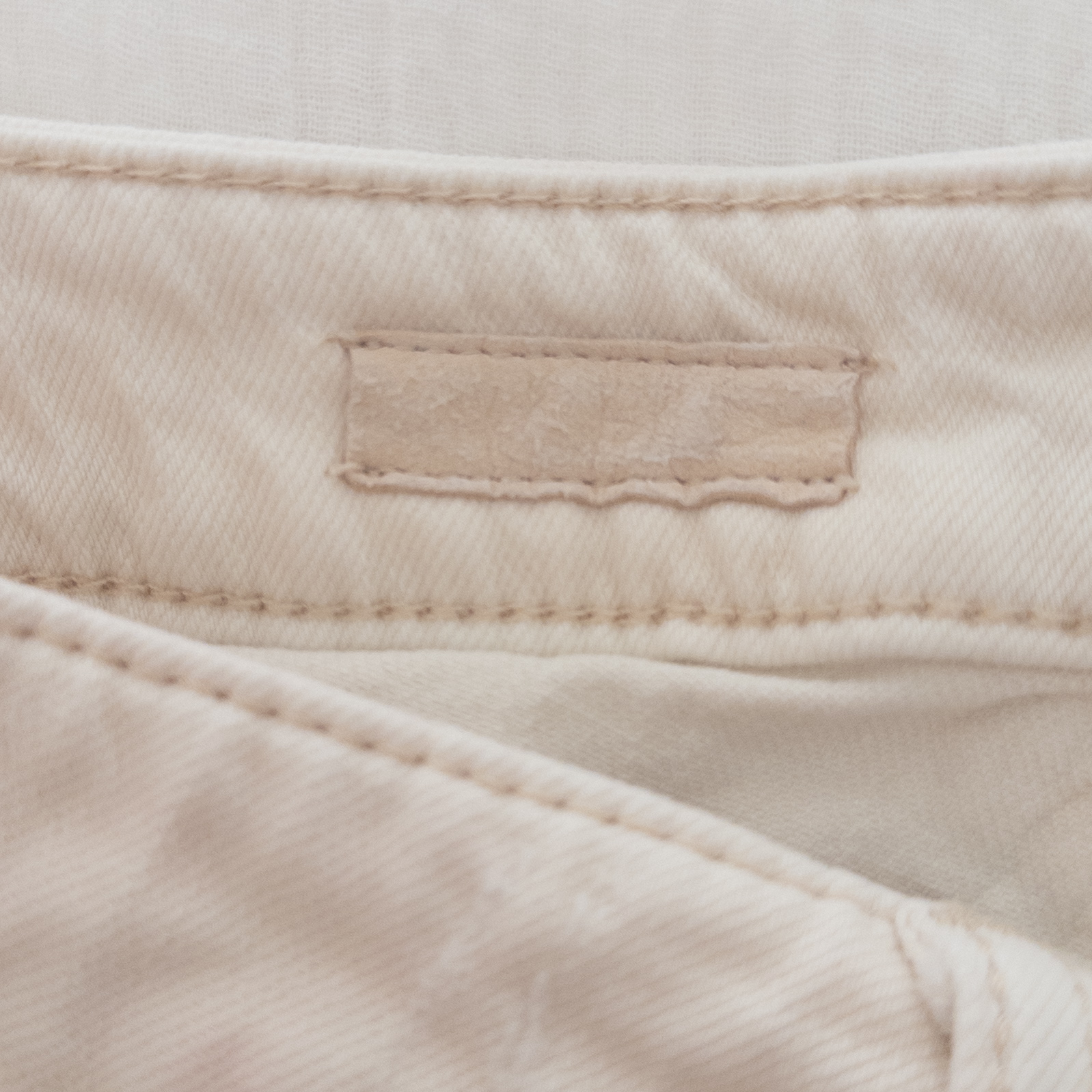 Pilcro Anthropologie Beige Cream Button Fly Denim Jean Shorts Size 28