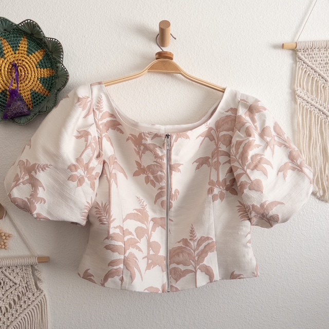 Floral Puff Sleeve Blouse