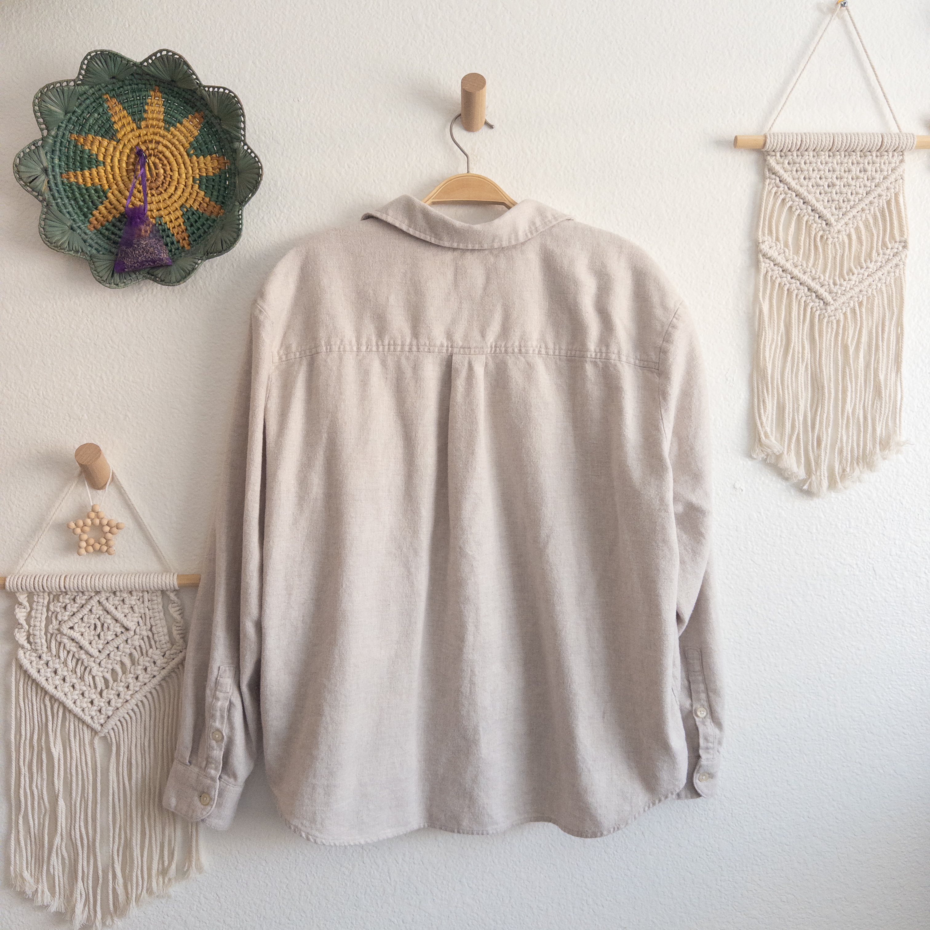 Pendleton Beige Cotton Button-Up Shirt Size XL