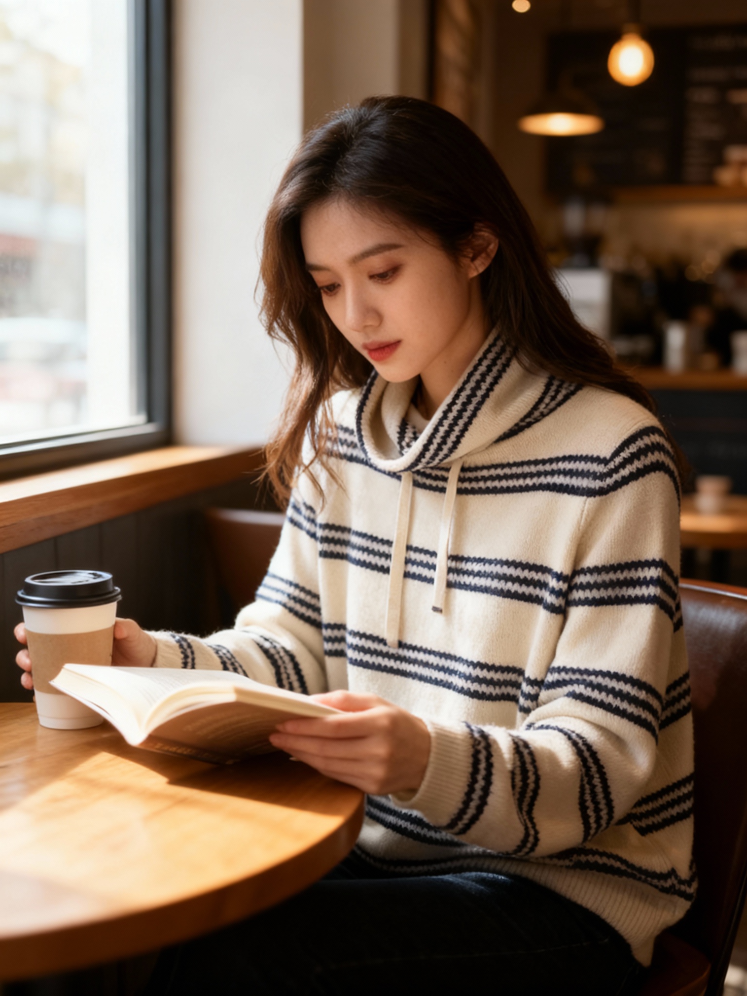 Striped Knit Sweater