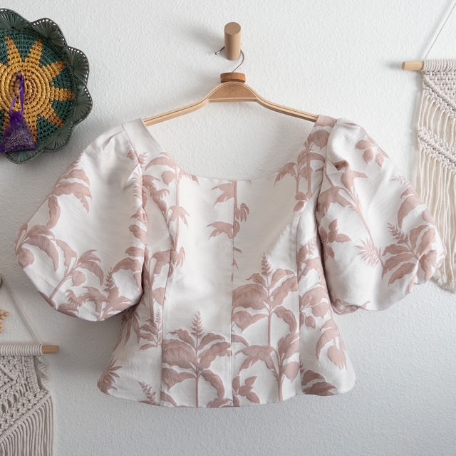 Floral Puff Sleeve Blouse