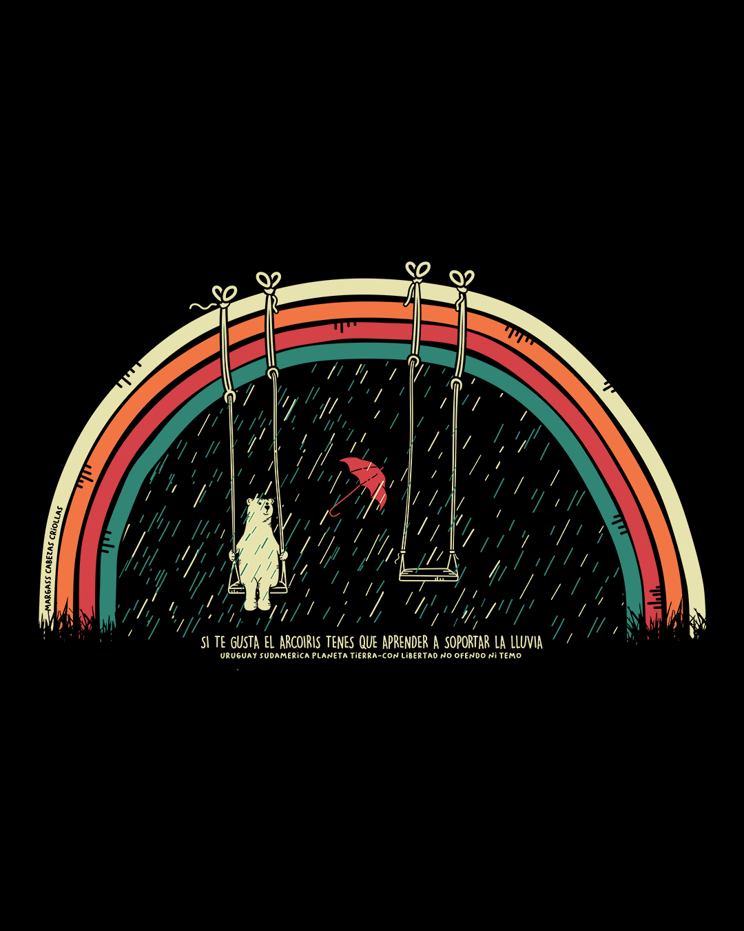 Si te gusta el arcoiris tenes que soportar la lluvia