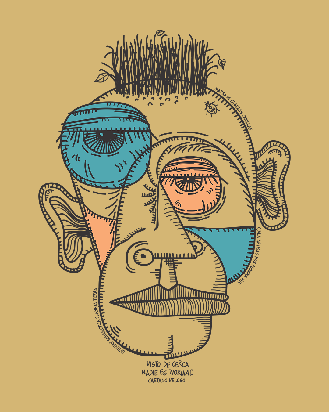 Visto de cerca nadie es normal