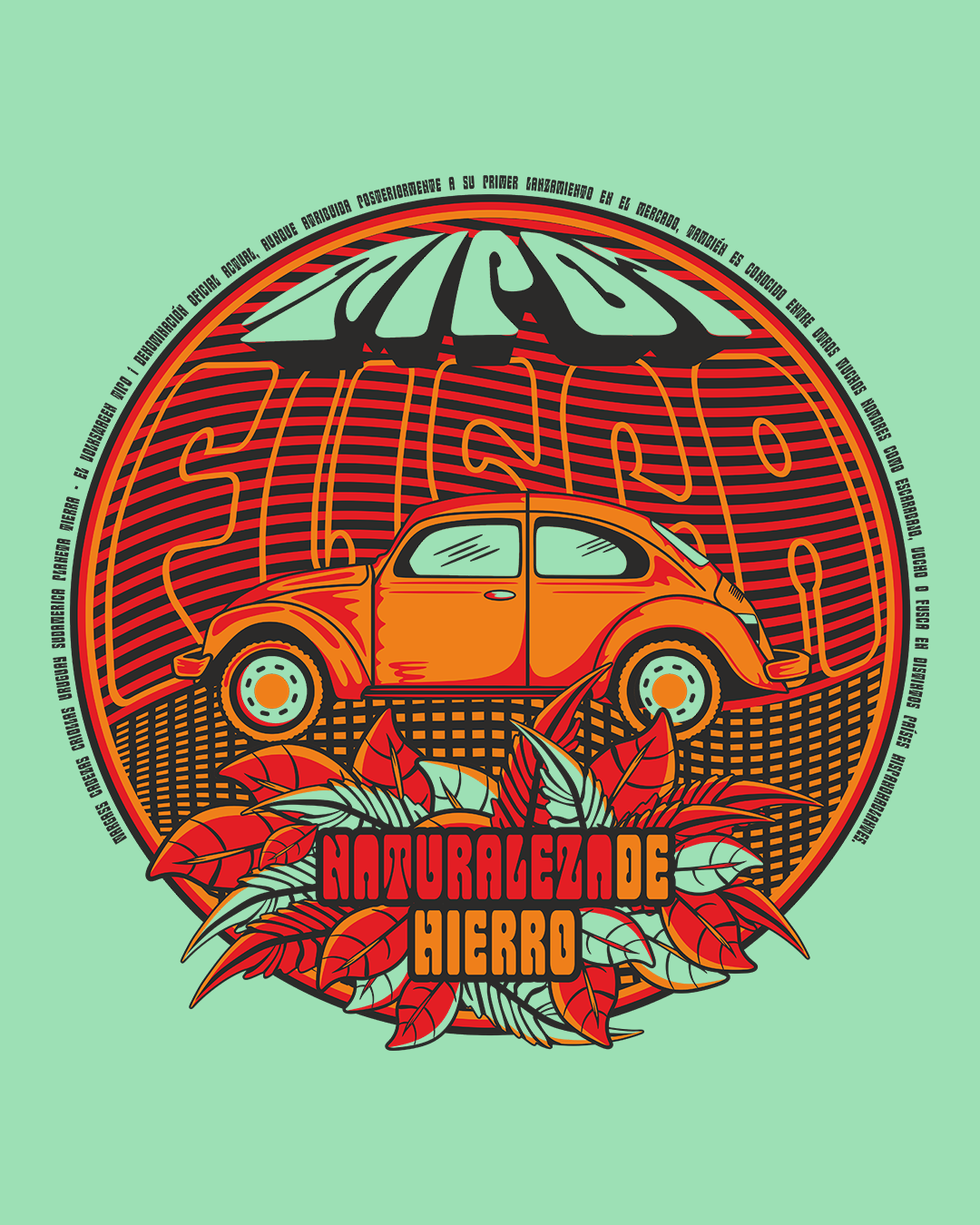 Fusca Naturaleza de hierro