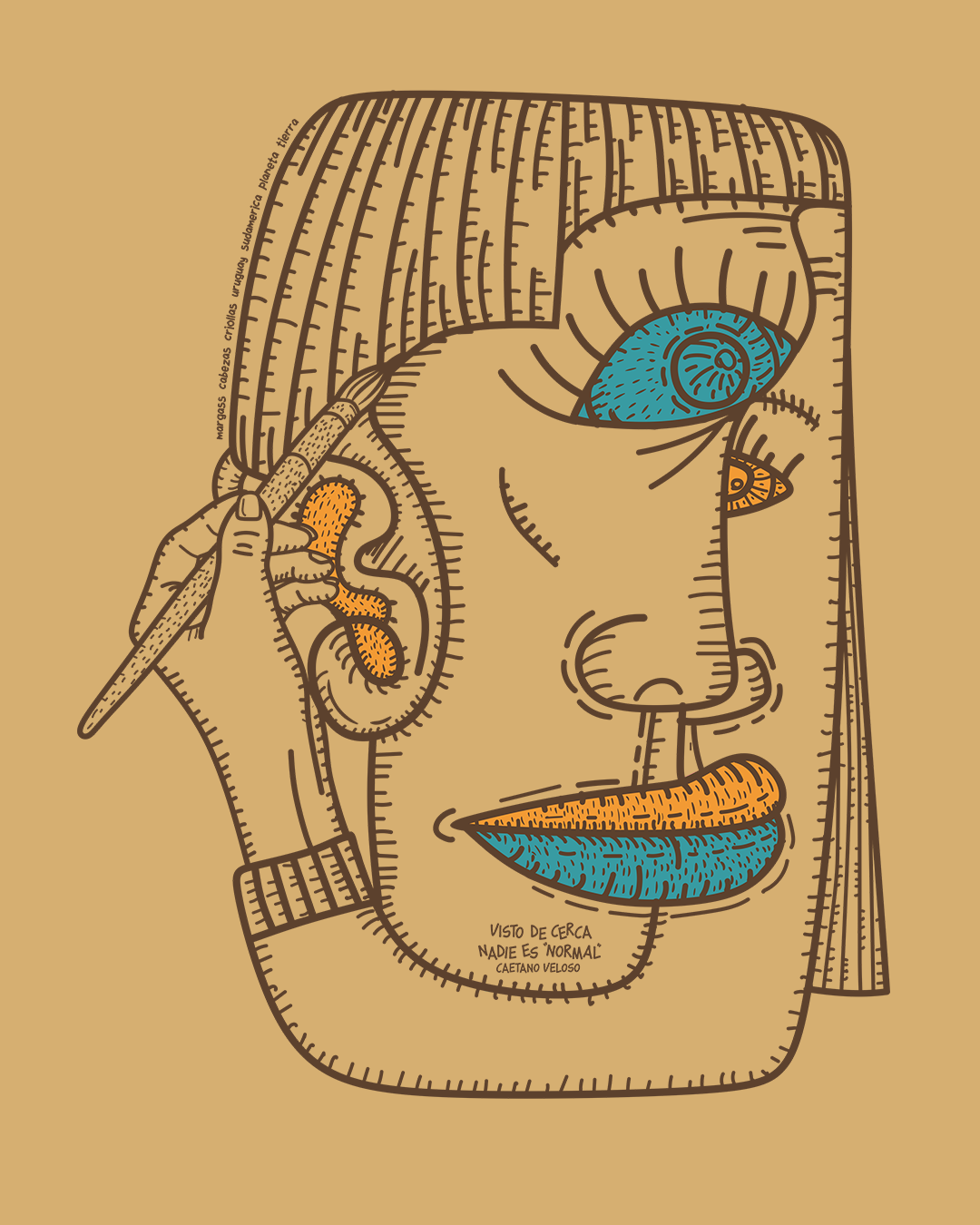 Visto de cerca nadie es normal