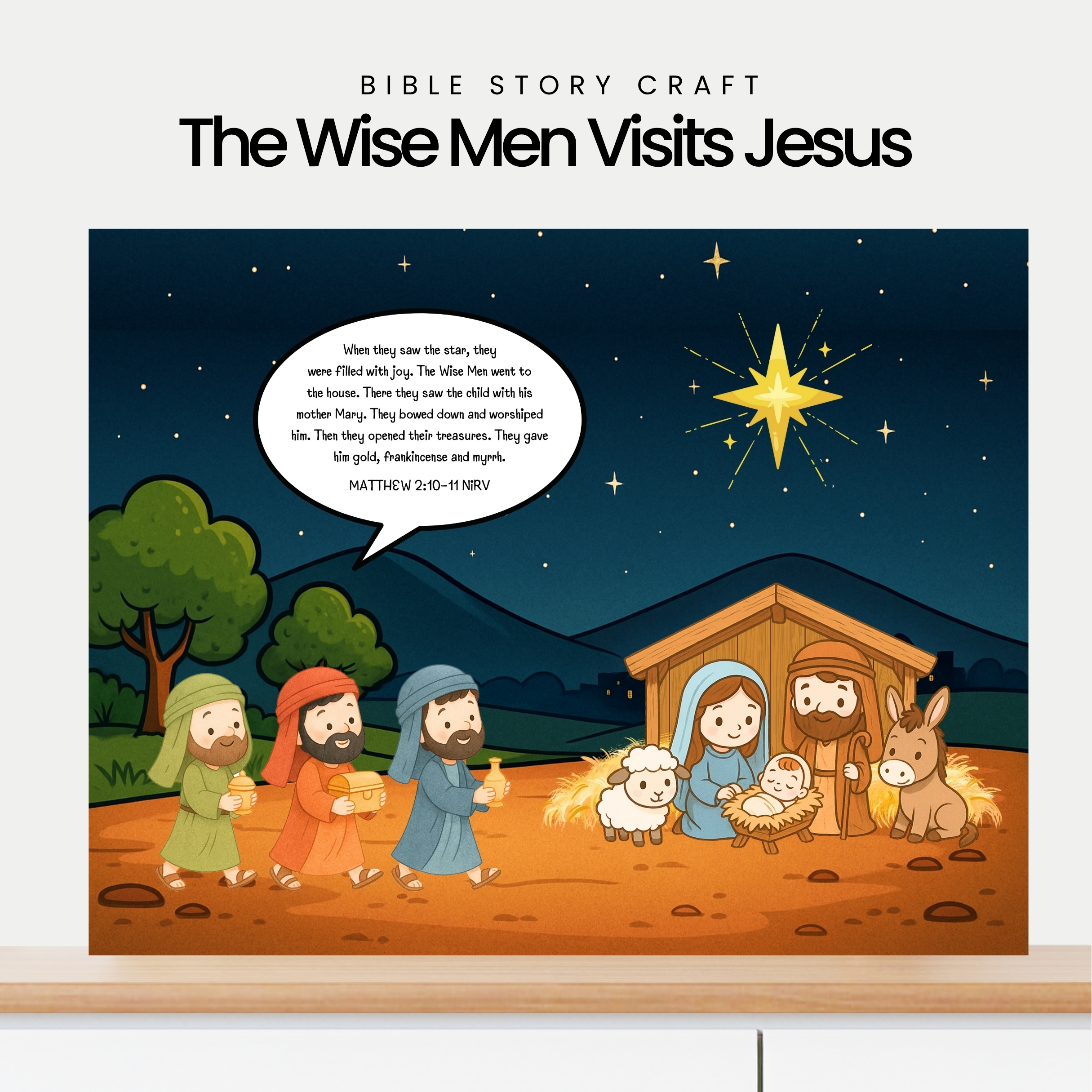 The Wise Men Visits Jesus