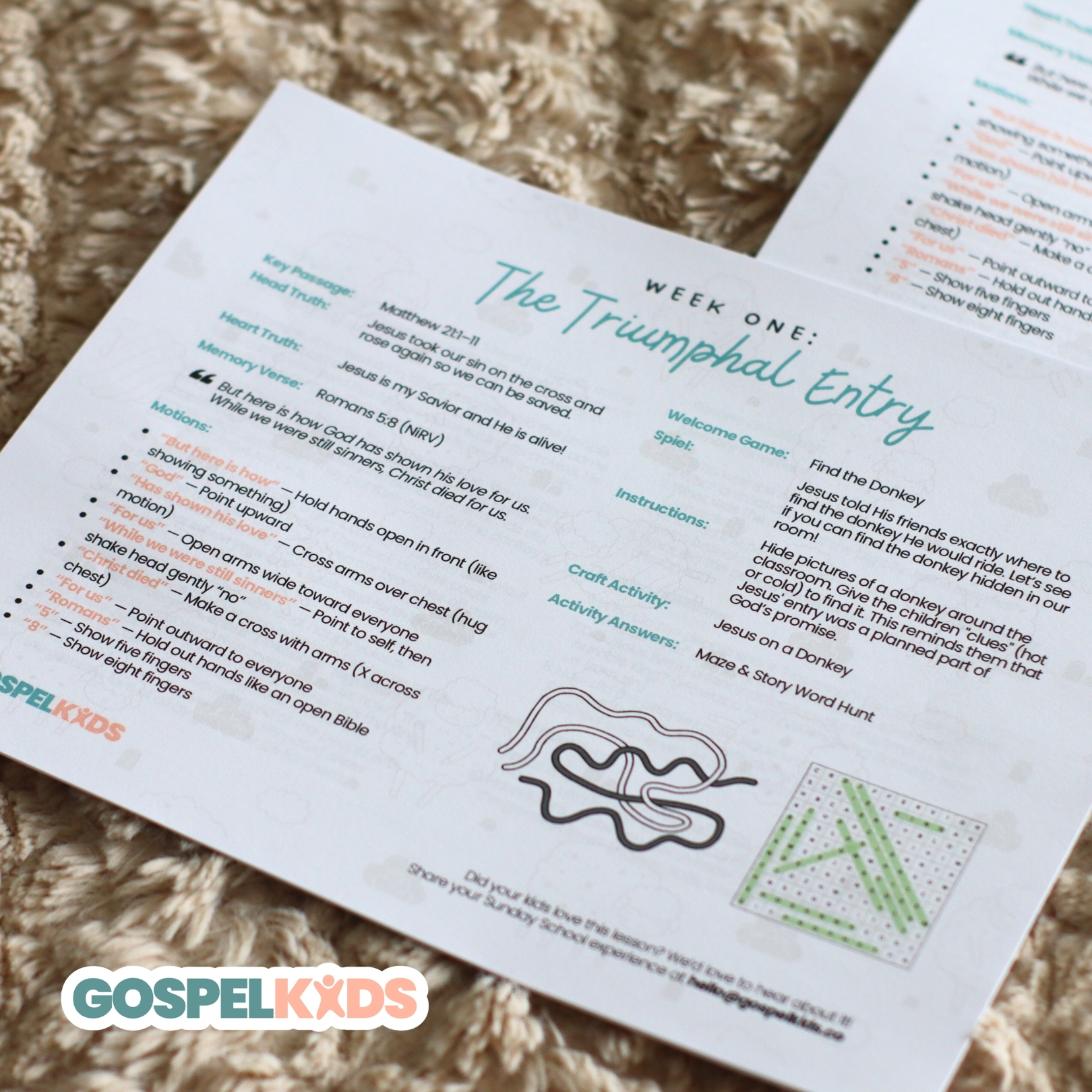 4-Week Easter Lesson Pack