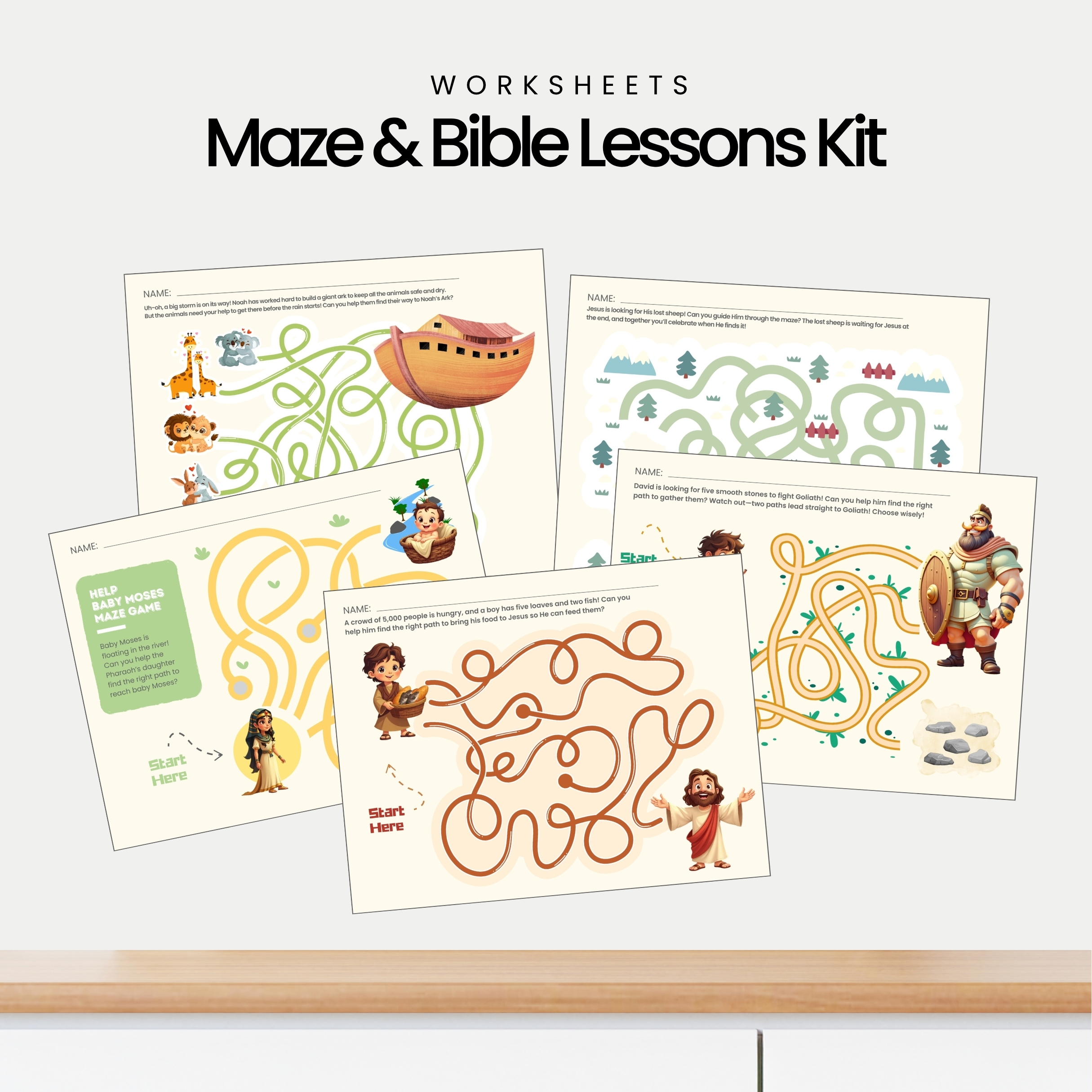 Maze & Bible Lessons Kit