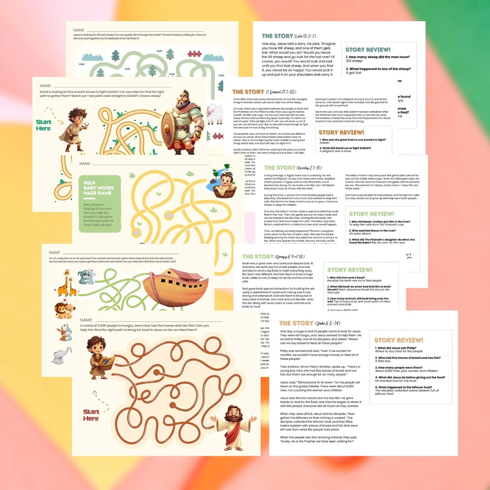 Maze & Bible Lessons Kit