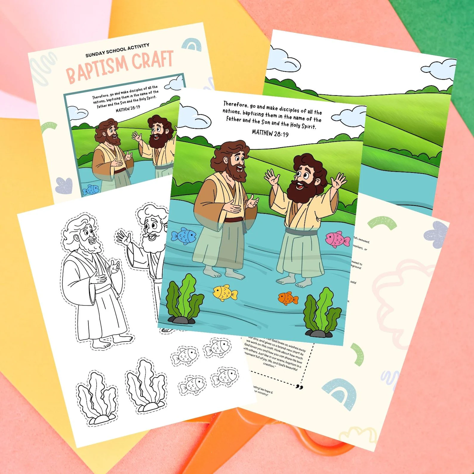 Peter Baptizes the Crowd