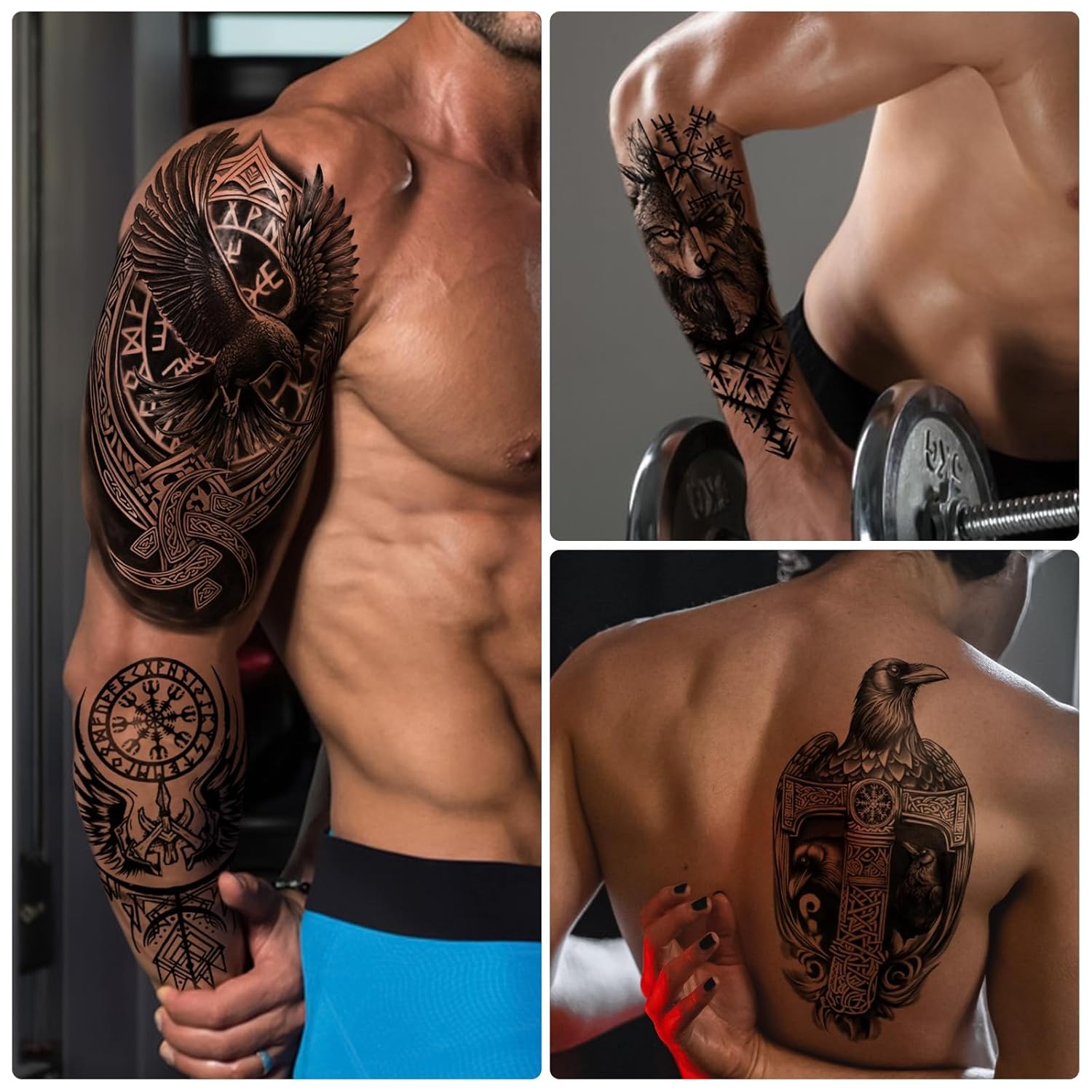 Viking Inspired Temporary Tattoos